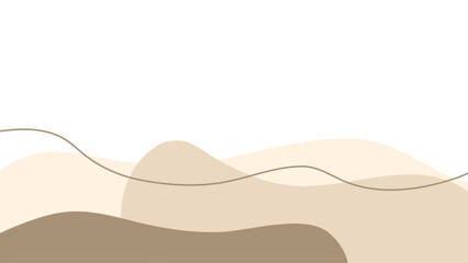 beige coffee cream background. abstract curve chocolate background. irregular waves in coffee and cream. caramel shapes wavy background