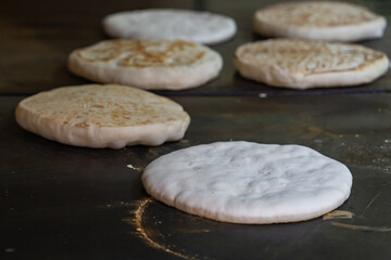 Traditional Kizilcahamam Turkish Bread 'Bazlama'Photo, Kizilcahamam Ankara, Turkiye (Turkey)