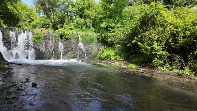 Scenic sight in the natural monument "Forre di Corchiano", near the village of Corchiano, in the Province of Viterbo, Lazio, Italy.