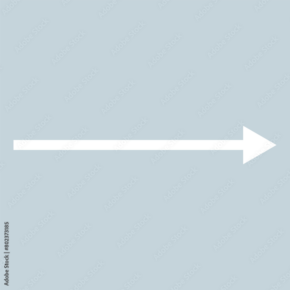 Wall mural white arrow icon isolated on background. arrow icon in trendy design style. back arrow vector icon m