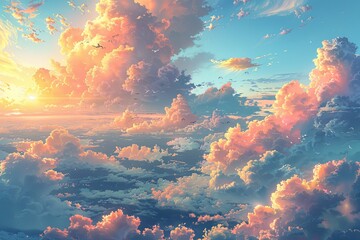 anime clouds