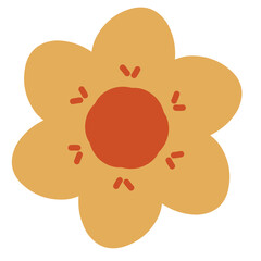 Flower pattern.flower doodle.