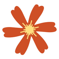 Flower pattern.flower doodle.