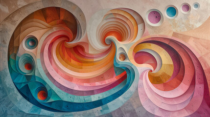 Abstract background with bright shape.