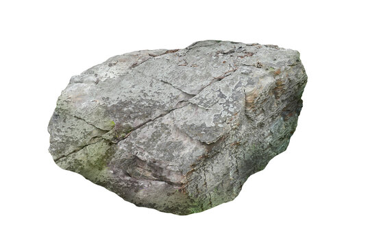 rock isolated transparency background..