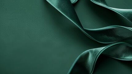 Velvet ribbon in a deep emerald color adds a touch of opulence and elegance to your background.