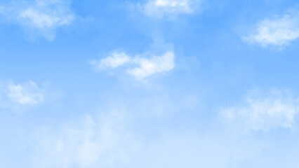 Naklejka na ściany i meble 青空と雲の背景