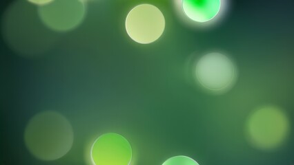 Soft focus bokeh crafting a tranquil sylvan serenity in green gradient hues