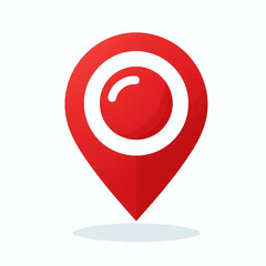 Map Pin, Location pin, location Icon on White Background.