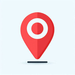 Map Pin, Location pin, location Icon on White Background.