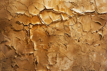 A rustic background with an old plaster texture in warm earth tones, showing cracks and weathering for a lived-in feel.