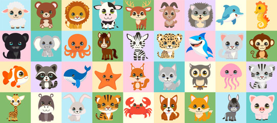 Cute Animal Illustrations