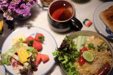 meat with vegetables