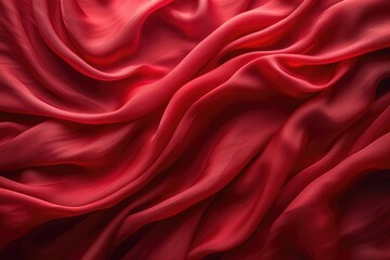 Elegance in Red: Hyper-Detailed Studio Shot