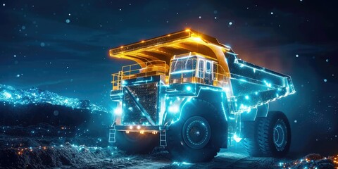Electricity Unleashed: Mining Truck Power