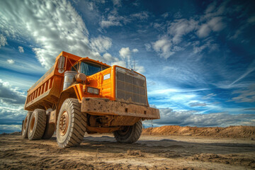 Skyward Giants: Construction Truck Commanding the Construction Domain