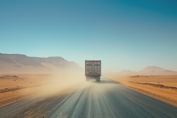Overland Adventure: Desert Truck Crossing into Algeria