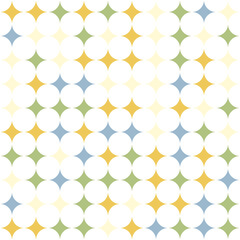 Bauhaus geometric vector pattern design 