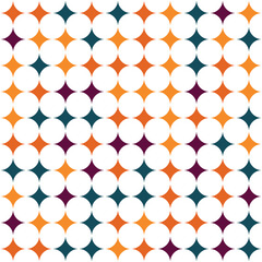 Bauhaus geometric vector pattern design 