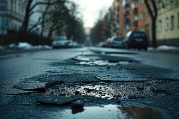Roadway Ruin: Potholes Multiply in Urban Areas