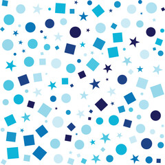 Bauhaus geometric vector pattern design 