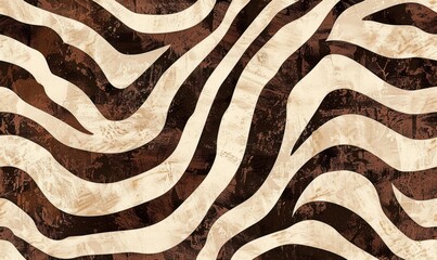 zebra skin pattern with brown and black animal zebra skin background elements wallapper