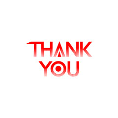 Handwritten Thank You Card with Calligraphy vector, icon, letter, text, lettering design for business, compliment, speech, gratitude & appreciation