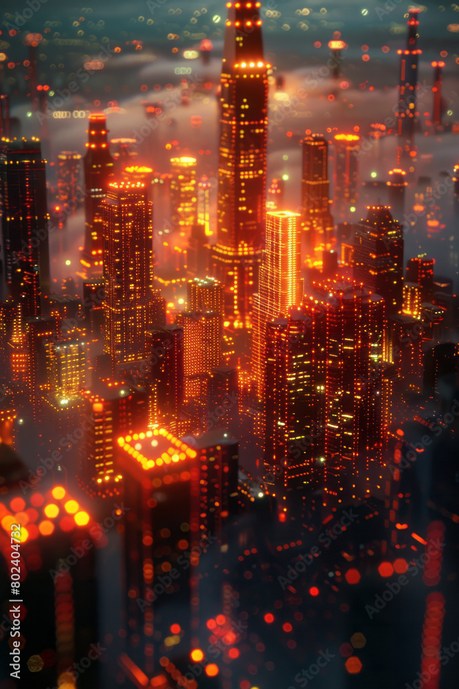 Poster digital heatmap: the cyber pulse of an electronic grid,