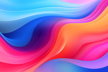 Fototapeta premium abstract colorful wave background