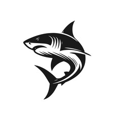 Shark logotype vector isolated on white background