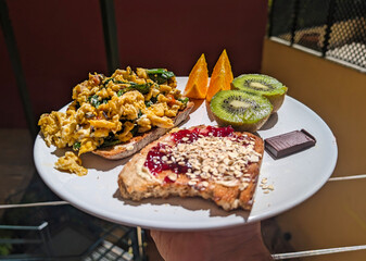 Brunch Bliss: Avocado Toast with Fresh Fruits