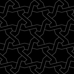 Stars, polygons ornament. Polygons motif. Geometrical backdrop. Star, polygonal shapes wallpaper. Geometric background. Digital paper, abstract. Seamless pattern