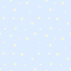 Seamless floral pattern. Background in small flowers for textiles, fabrics, cotton fabric, covers, wallpaper, print, gift wrapping, postcard, scrapbooking.