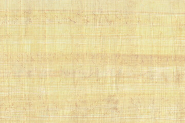 A sheet of yellow handmade papyrus paper