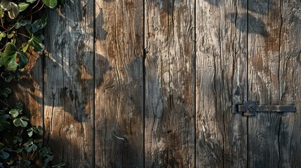 Close-up of Wooden Wall, Royan, Charente-Maritime, France hyper realistic 