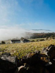 casa en las montañas