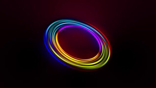 Abstract background colorful gradation swirl waves in 4K
