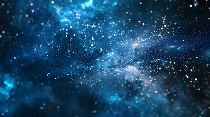 Cosmic space background with stars and nebula dust. Mystical universe theme for astronomy and science fiction concepts