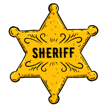 sheriff star badge