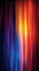 Rainbow Colored Background With Stars and Lines