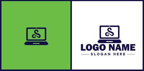 Laptop icon Laptop Repair website design logo
