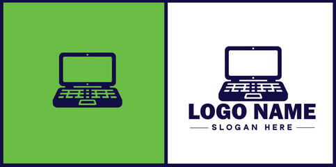 Laptop icon Laptop Repair website design logo
