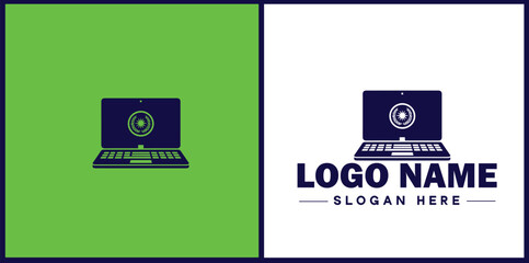 Laptop icon Laptop Repair website design logo