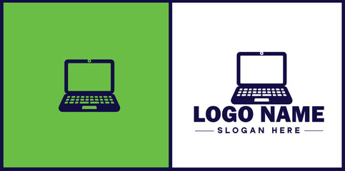Laptop icon Laptop Repair website design logo
