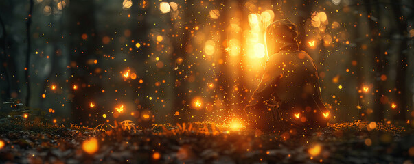 Mythical Creatures, magical world, ethical decisions, virtual dimensions, parallel values Sunny Photography Depth of field bokeh effect