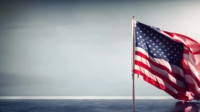 American flag. Independence Day. Veterans Day.
Gnerated AI