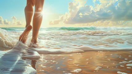 Solitude Amidst Waves