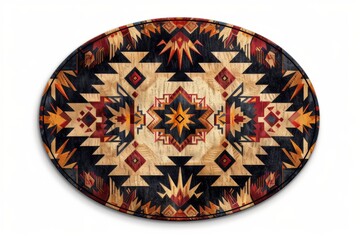 an elaborate Navajo embroidery design, encapsulating the rich heritage of Native American art