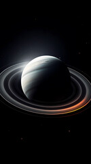 Planets are depicted in space background