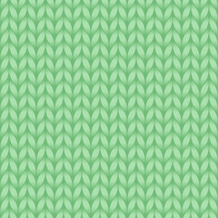 Seamless knit green texture. Background for site, card, wallpaper
